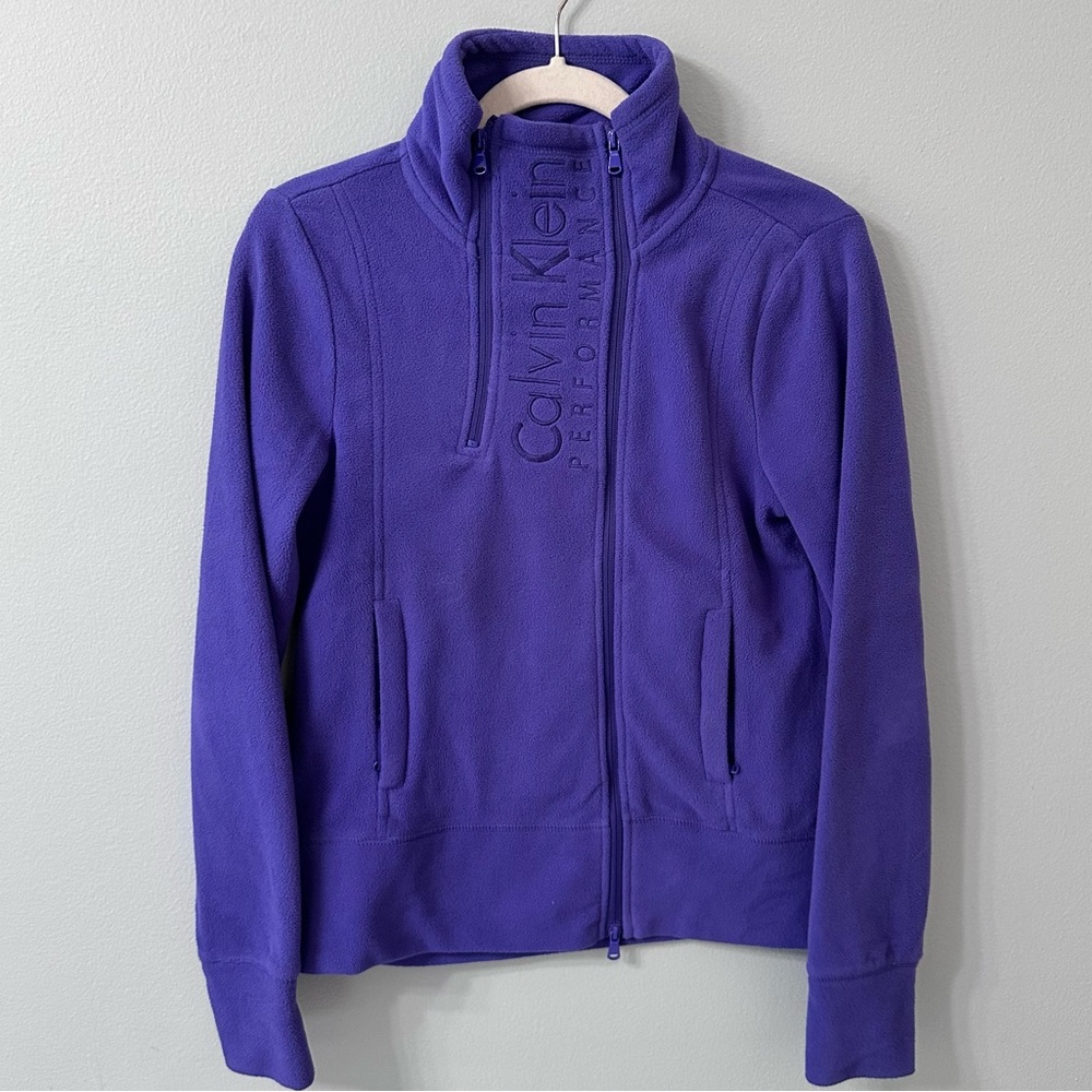 Calvin Klein Performance Small Self Healing Coil Zippers Quick Dry Purple